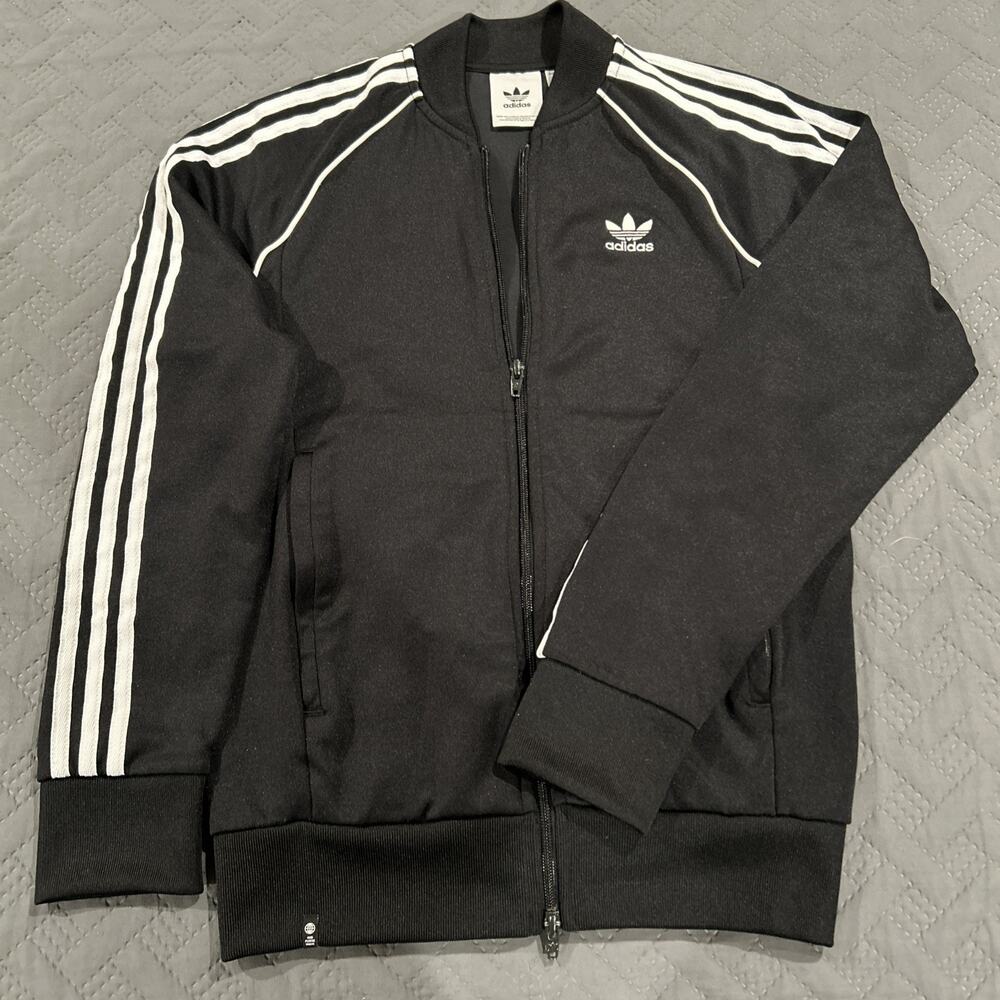 adidas Originals Adicolor Unisex Classics Primeblue SST Track Jacket, S-Black.